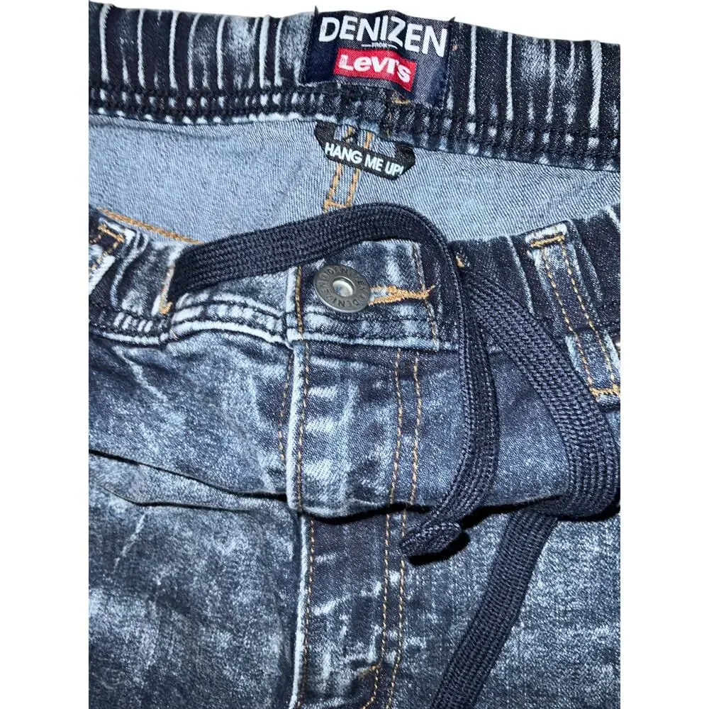 Denizen Levi’s Crop Denim Lab Stone Wash Jogger Jeans Size 36 waist